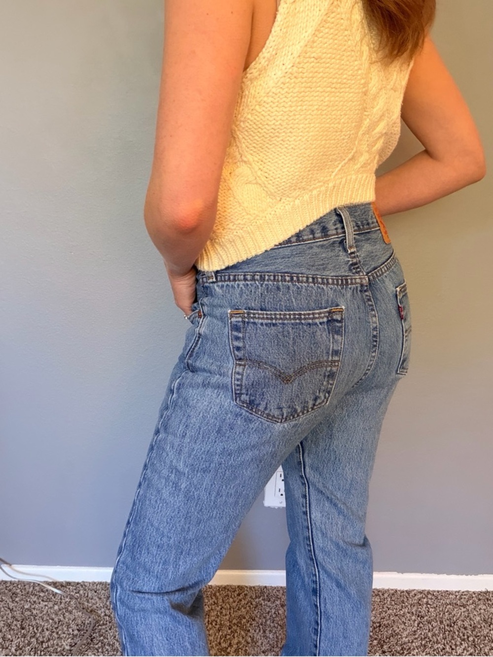 Levi's Straight Blue Jeans